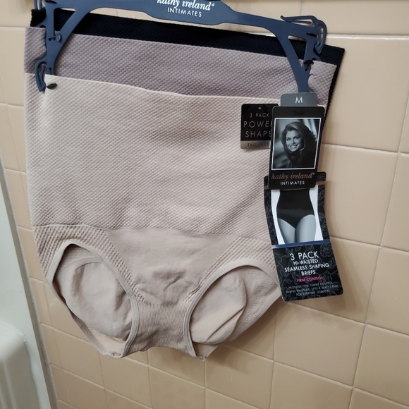 NWT Kathe Ireland Intimates; 3Pk PowerShape;TagFree; Hi Waist, Sz M & L $35 each - Picture 3 of 9